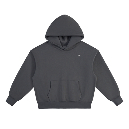 Official Member Hoodie Front View Charcoal Gray