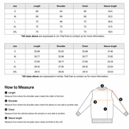 Official Member Hoodie Size Guide
