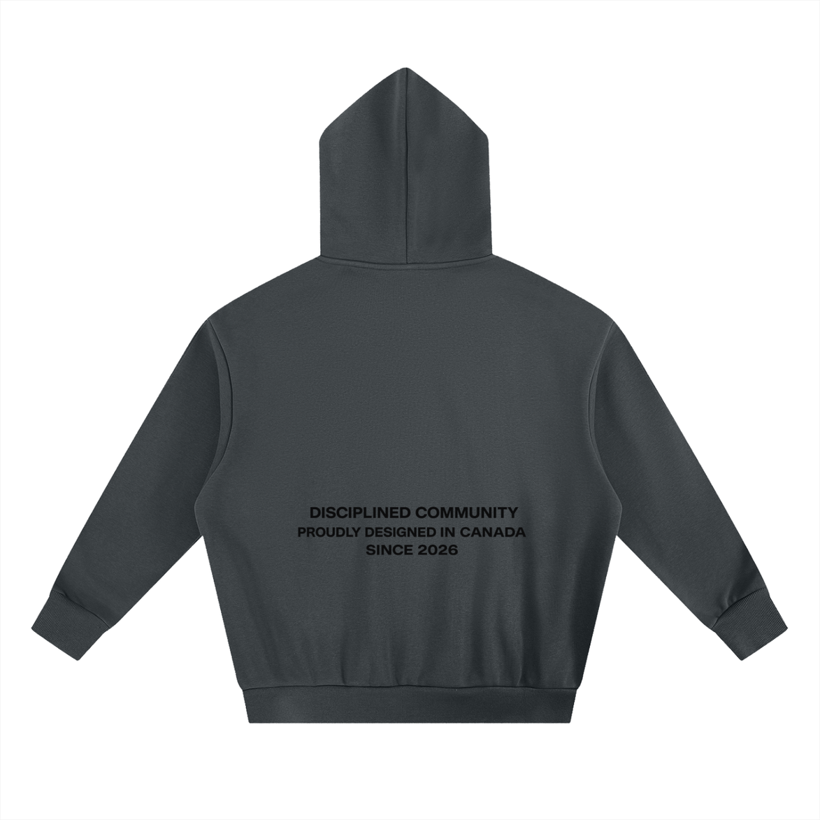 back of dark gray Originals Power Hoodie