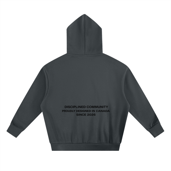 back of dark gray Originals Power Hoodie
