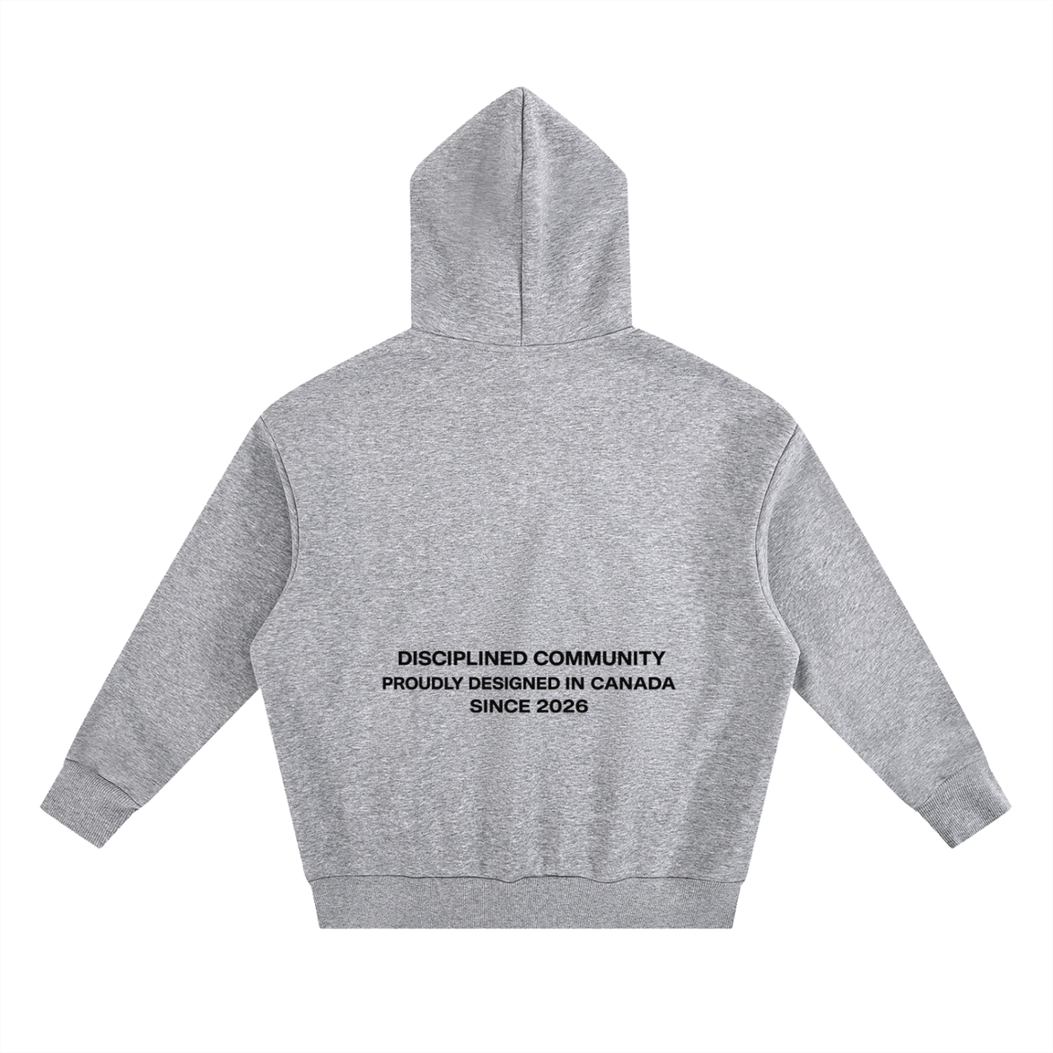 back of flower gray Originals Power Hoodie