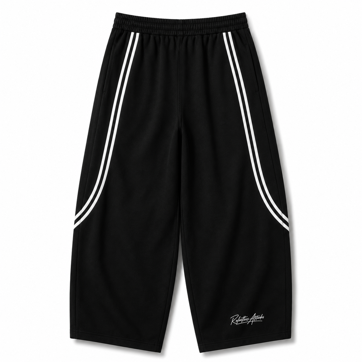The back of the black Urban Style Baggy Pants
