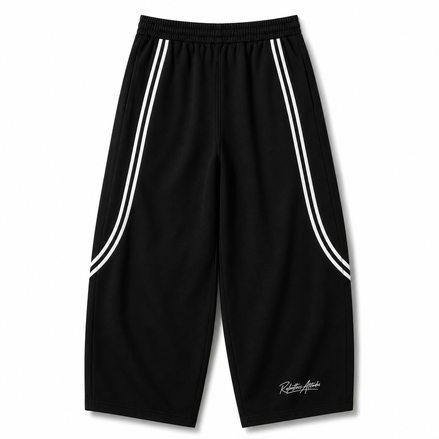 The back of the black Urban Style Baggy Pants