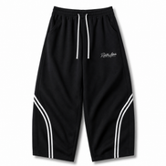 The front of the black Urban Style Baggy Pants