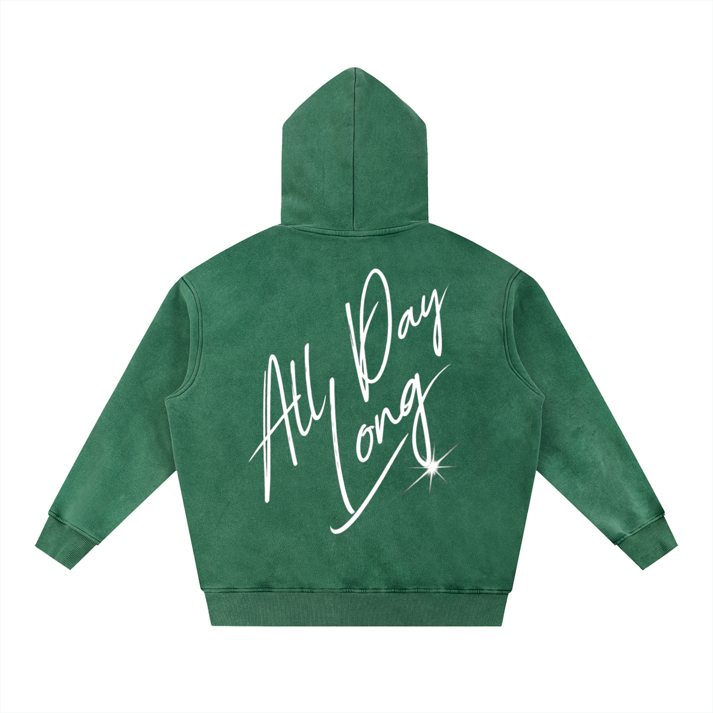 Washed Hoodie - All Day Long