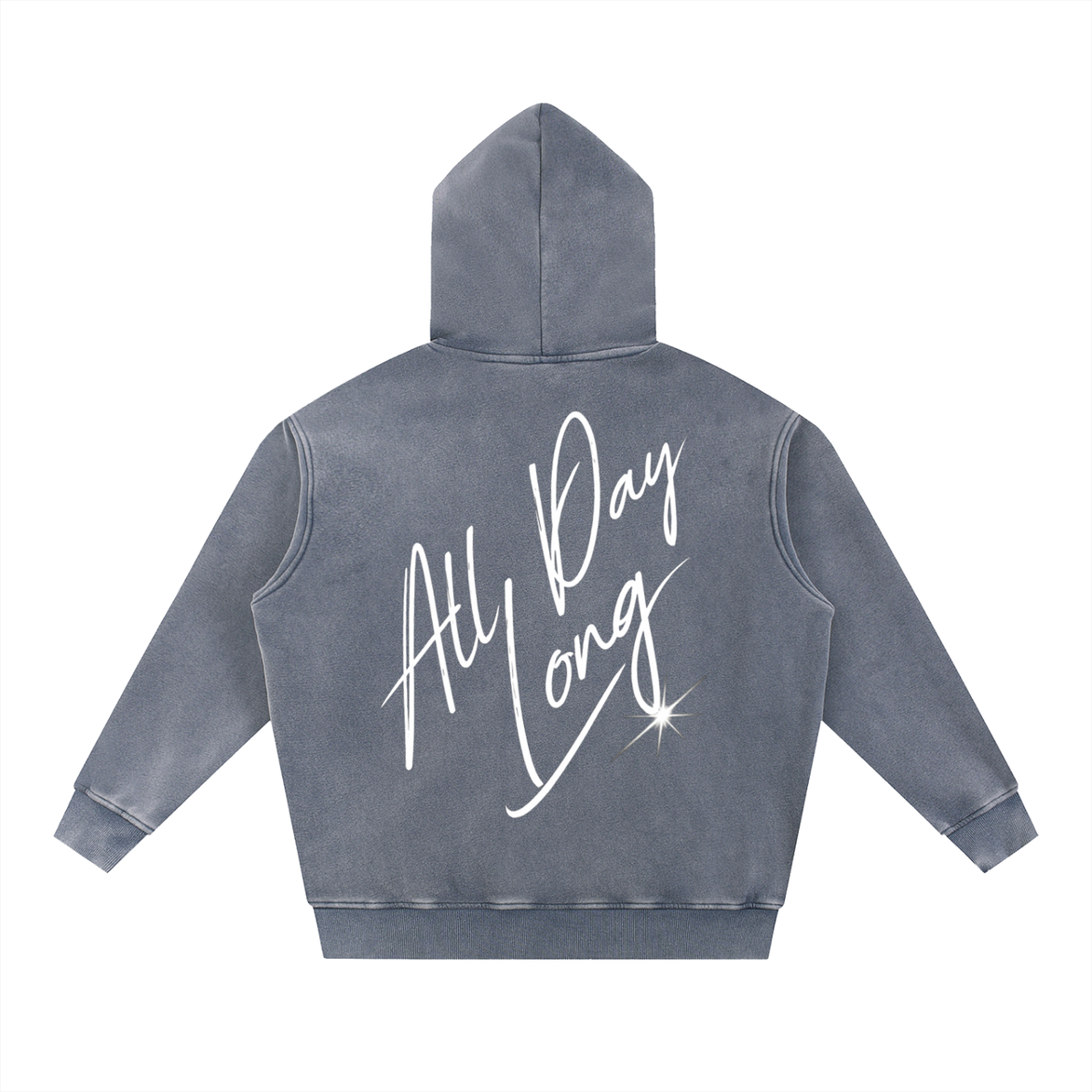 Washed Hoodie - All Day Long