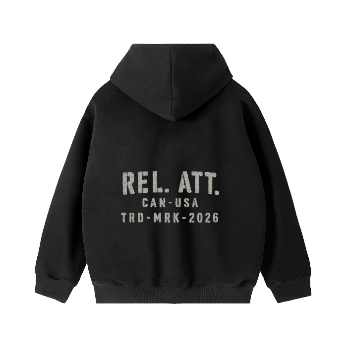 Zip Up Trademark Hoodie