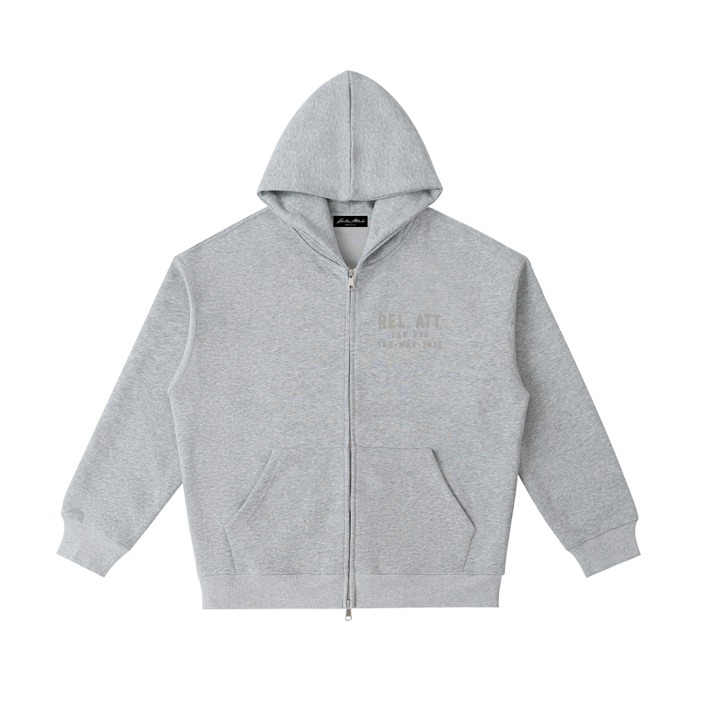 Zip Up Trademark Hoodie
