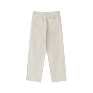 Cotton Straight-Leg Pants