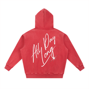 Washed Hoodie - All Day Long