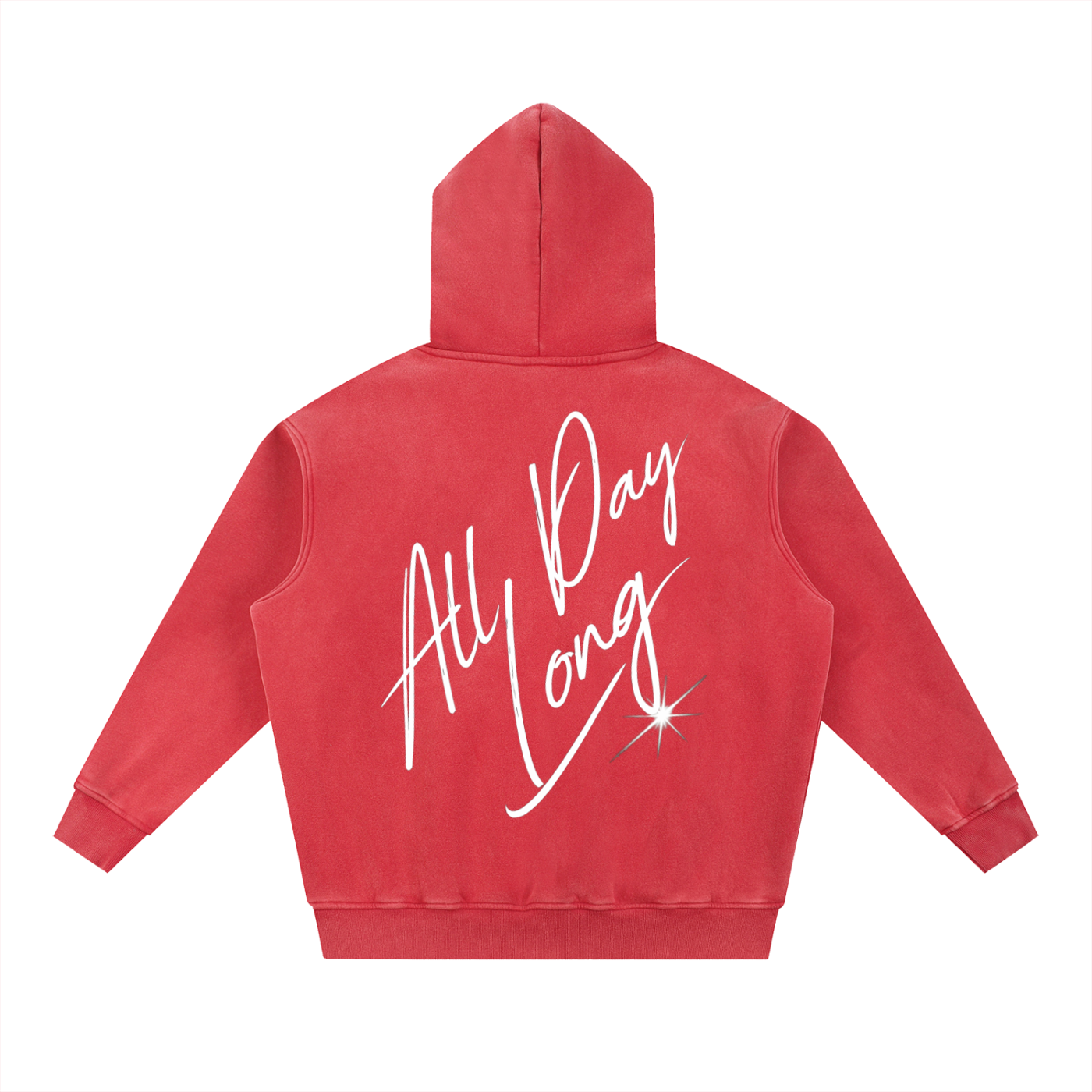 Washed Hoodie - All Day Long