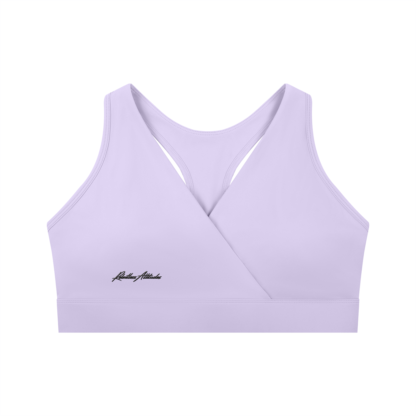 Crossover V-Neck Sports Bra