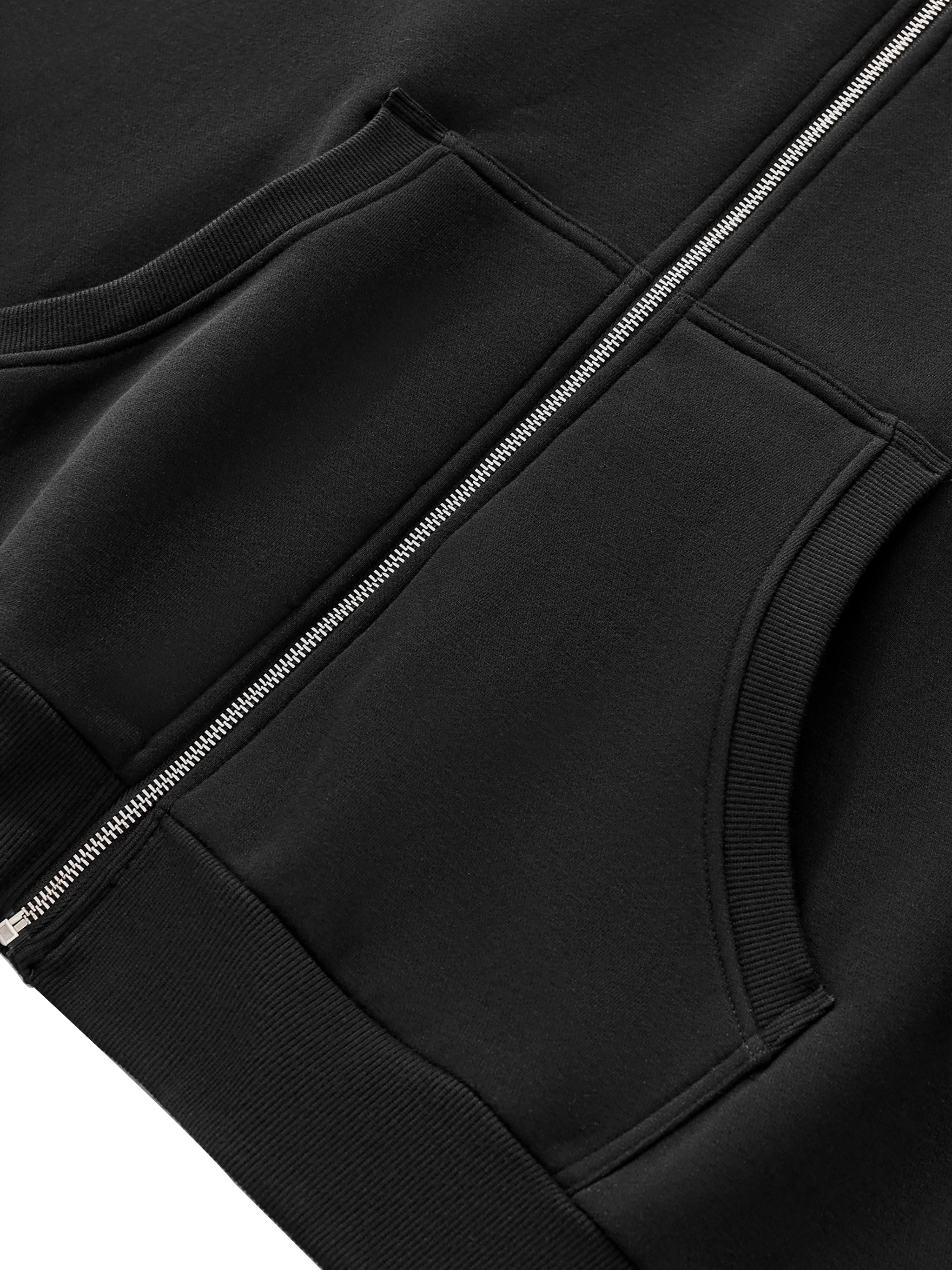 Fleeced Full-Zip Hoodie - D&C