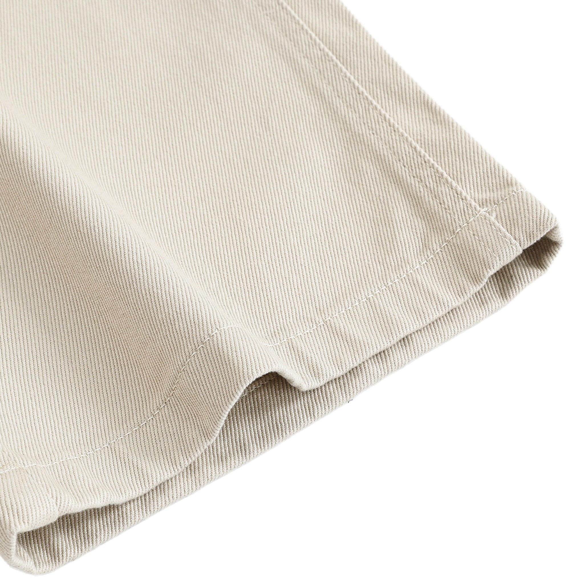 Cotton Straight-Leg Pants