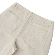 Cotton Straight-Leg Pants