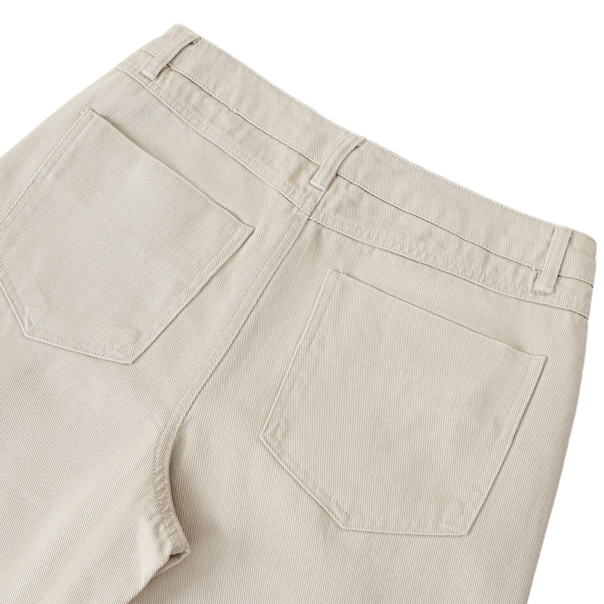 Cotton Straight-Leg Pants